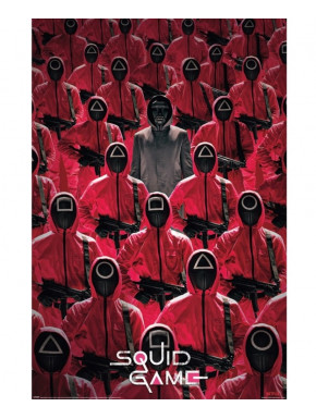 POSTER EL JUEGO DEL CALAMAR CROWD