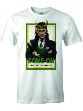 Loki Marvel President T-Shirt blanc