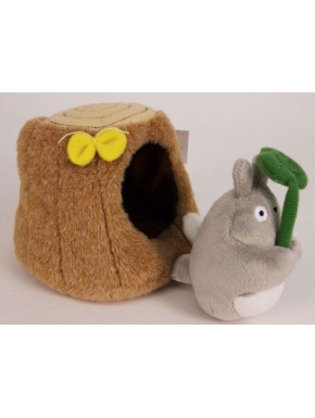 Peluche Totoro con tocón 10cm Mi vecino Totoro Studio Ghibli