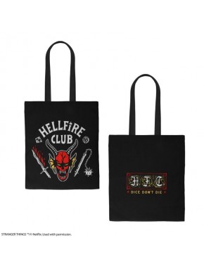 Bolsa Tote de tela Hellfire Club 42 x 38cm