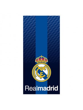 Toalla Real Madrid azul microfibra 70x140cm